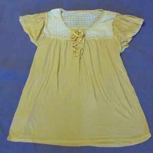 Loose Fit Yellow T-Shirt